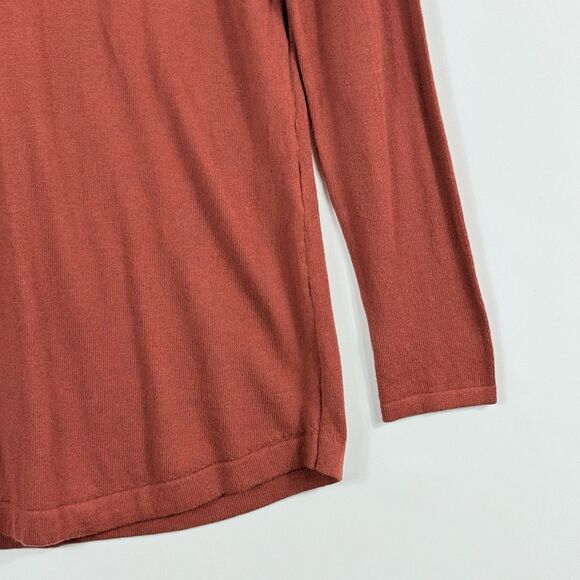 J. Jill Natural Brown V-Neck Fine Knit Pullover Comfy Sweater Women's Size XS - Picture 3 of 6